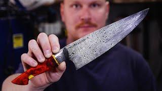 Forging a $4000 Chef Knife for WHITE HOUSE CHEF @ChefRush