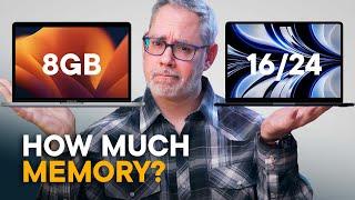 8GB vs 16GB vs 24GB for M2 Mac — The TRUTH about RAM!