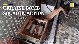 Ukraine explosives team tries to clear Kharkiv of Russian cluster bombs