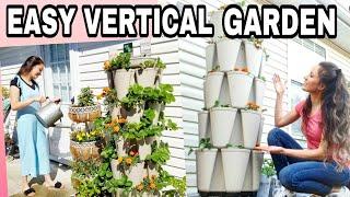 GORGEOUS STRAWBERRY TOWER . YOU MUST HAVE ONE. ENGLISH VIDEO!