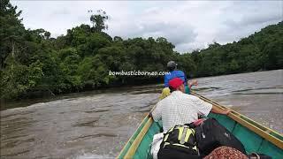 Boat Ride Sungai Kapuas River, Lunsara to Matalunai Putussibau Indonesia Borneo 穿越婆羅洲最長的河流印尼西加里曼丹卡江