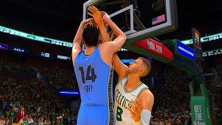 NBA 2K25 Zach Edey My Career - Dunking on Porzingis!