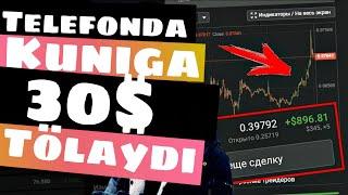 Telefonda kuniga 30$ ishlash | Optionda oson va tez pul ishlash #Shorts