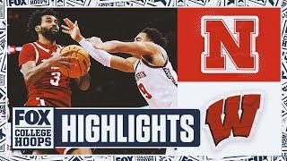 Nebraska Cornuskers vs. No.18 Wisconsin Badgers Highlights | FOX College Hoops