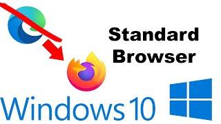 Standard Browser in Windows 10 ändern (Firefox / Chrome statt Edge Browser)