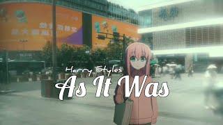 As It Was - de Harry Styles • Lyrics sub Español // Anime real life 3