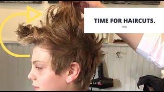 HAIR CUT TIME FOR THE 4 BOYS | FAMILY VIDEO