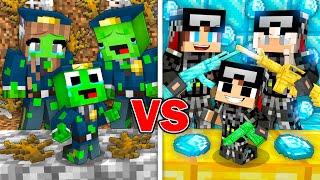 Mikey POOR vs JJ RICH S.W.A.T Family in Minecraft (Maizen)