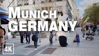 MUNICH in October 2022 GERMANY • 4K 60fps ASMR Real Time Virtual Walking Tour