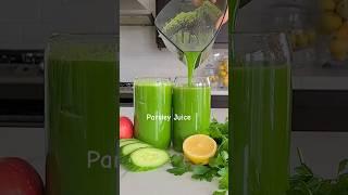 Parsley DETOX Juice! Anti-inflammatory Drink #juicing #juicerecipe #detoxjuice