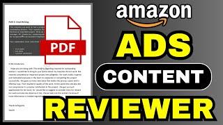 Amazon Ads Content Reviewer Assessment Test 2024 | Content Reviewer Interview Questions And Answers