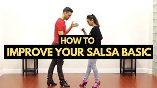 How to Improve Your Salsa Basic Step On 1 & On 2 - Salsa Dance Tips for Beginners