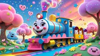 Choo Choo Train  | Nursery Rhymes & Kids Songs |  KidssVenture