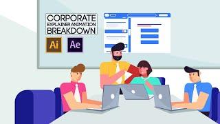 Corporate Explainer Video Animation Breakdown || After Effects Project Breakdown