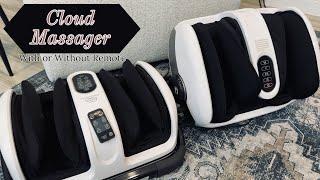 Cloud Massage Shiatsu Foot and Calf Massager Machine (with and without remote)