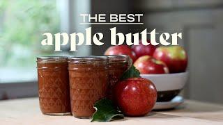 The BEST apple butter recipe for canning! 