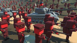 Red ARMY MEN Convoy AMBUSH in Mountain Valley... - Ancient Warfare 3