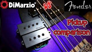 Fender Stock Pickup vs Di Marzio Model P