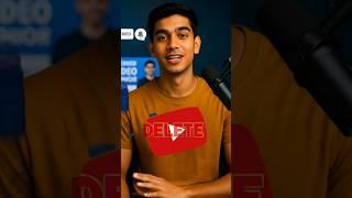 Delete your YouTube channel || #shorts #tech #trending #vlog #viral #ai #soravjoshivlogs