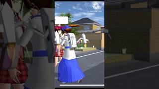 Sakura School Simulator Part 67 - How to turn on the attack button #shorts