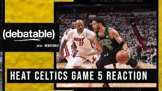 Heat-Celtics Eastern confrence Finals Game 5 Reaction | (debatable)