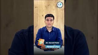 Harshil Patel Gets Finland Visa with RG International
