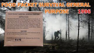 US Military Food Packet Survival General Purpose a ration from 1996