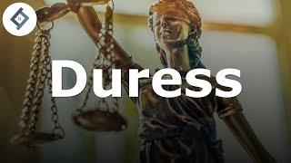 Duress | Criminal Law