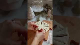 Easy Christmas treat idea snowflake pastry #christmasrecipes