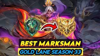 10 BEST MARKSMAN IN MOBILE LEGENDS 2024 (GOLD LANE) SEASON 33 | Mobile Legends Tier List