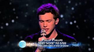 Phillip Phillips We've Got Tonight - Top 3 - American Idol Season 11