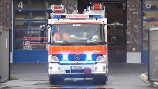 [BMA Chemiewerk] Wachausfahrt HLF FF AltBoeEck & Alarmfahrt DLK FF Nahmer in Hagen