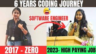 My 6Years Coding JOURNEY in 6Mins (Tamil)Zero to 25+Lakhs SALARY