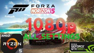 Forza Horizon 5 |1080p| GTX 1050Ti+Ryzen 5 2600| All SETTINGS|PC Gameplay