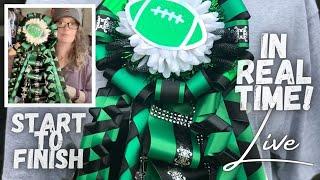 2024 Full homecoming MUM Tutorial start to finish including braids!! How to make a homecoming mum