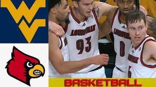 WEST VIRGINIA vs LOUISVILLE Basketball Game Full Highlights 2024