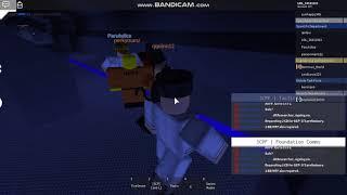 Roblox SCPF Spectating a SCP-173 Test!