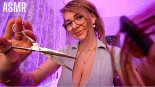 ASMR Sleep Inducing Haircut | Shampoo, Scalp Massage, Brushing, Cutting.. | Stardust ASMR