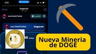 Nueva Minería de Dogecoin Pagando 0.18 DOGE Gratis + Prueba de Pago