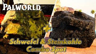 SCHWEFEL + STEINKOHLE Combo Spot - Der EINIZIGE Spot? | Sulfur + Coal Spot | Palworld #022 [AUT]