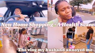 SHOPPING FOR OUR FIRST HOUSE | A HEALTH SCARE | CANT WAIT TO MOVE IN | OUR GOODIES FINALLY ARRIVED