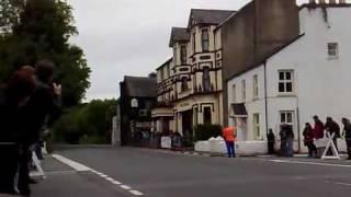 Moto GP bike at full throttle through the Sulby Straight