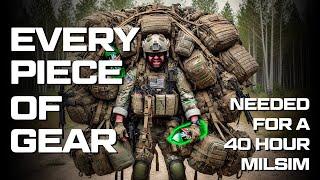 How to Pack for a 40 Hour Milsim