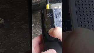 Using Airmoto Smart Air Pump to Inflate Corvette Tire