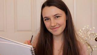 ASMR Sketching Your Face!  Drawing You