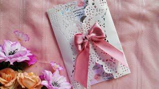 03: Budget Friendly Invitation using Paper Doilies