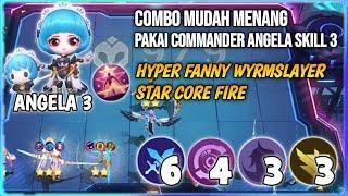 NEW GAMEPLAY ANGELA SKILL 3 | HYPER FANNY WYRMSLAYER STAR CORE FIRE MAGIC CHESS MOBILE LEGENDS