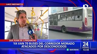 ¡El colmo! Más de 70 buses del corredor morado atacados por desconocidos (2/2)