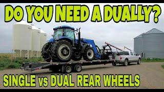 Dually vs Single Rear Wheel Pickups!  Must watch!
