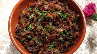 Karela Pyaz Recipe (Bitter Gourd with onions)